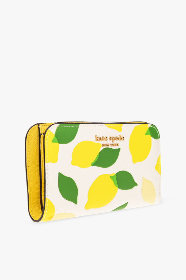 Kate spade yellow discount wallet